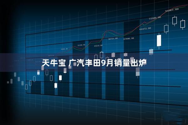 天牛宝 广汽丰田9月销量出炉